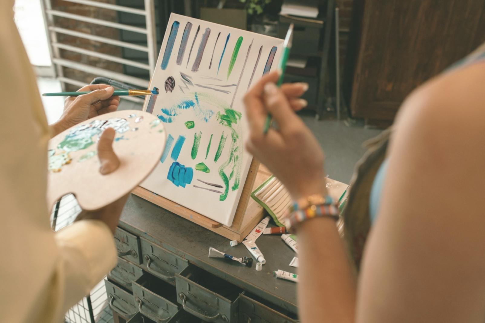 Exemple d'illustration numérique colorée